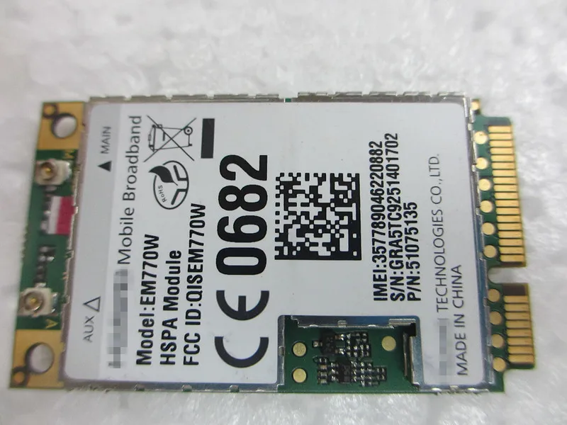 Разблокированный EM770W мобильный широкополосный 3G wwan чистая Рабочая карта|3g wwan|wwan