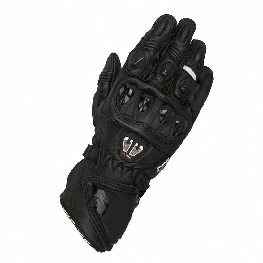 100% кожаные перчатки GP PRO R2 мотоциклетные длинные гоночные противоударные