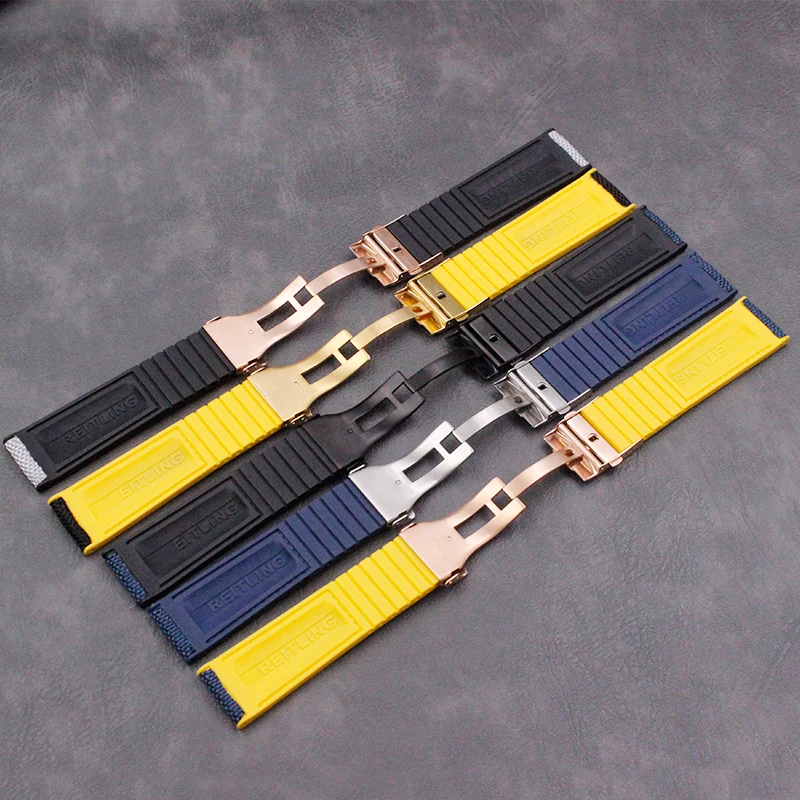 Нейлоновый ремешок мужские аксессуары для часов Пряжка 22 мм 24 Breitling серии женщин