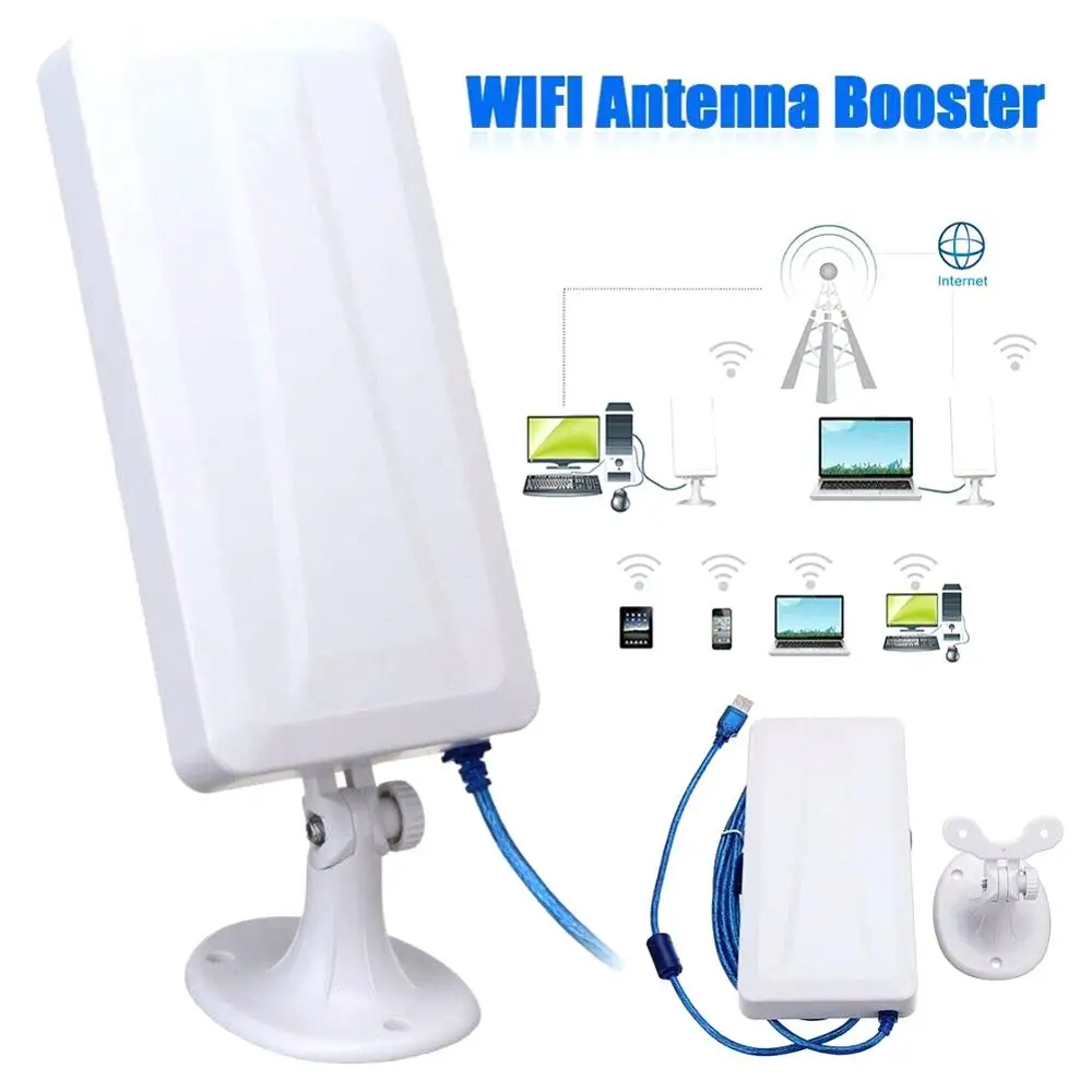 5 m 2,4G USB Беспроводная сетевая карта WiFi расширитель беспроводной наружный маршрутизатор Ретранслятор компьютерный сетевой сигнал Расширенный Wifi приемник