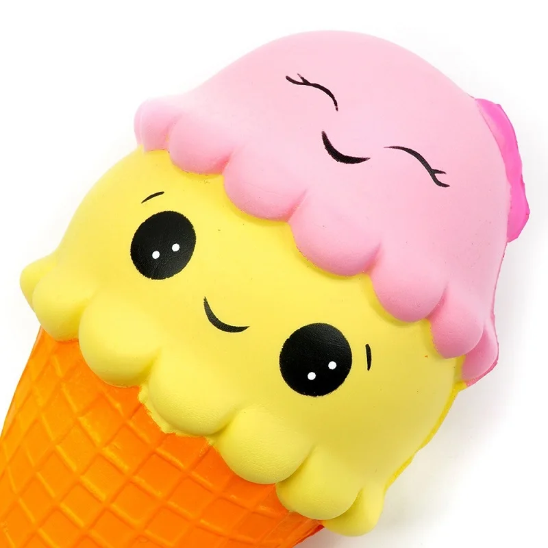 Сжимаемый медленно поднимающийся корм Jumbo Face 20 см игрушки для мороженого детей