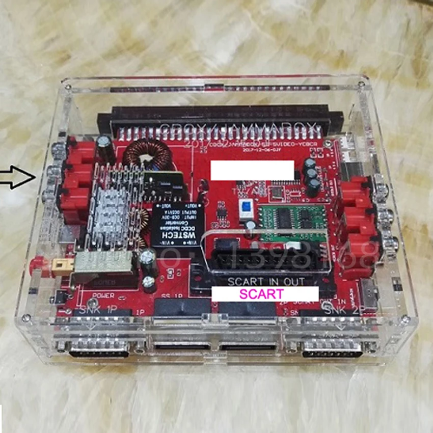 JAMMA коробка Конвертер доска в SNK SS геймпад Saturn DB15P Joypad с SCART выходом для любого JAMMA PCB IGS Pandora BOX материнская плата