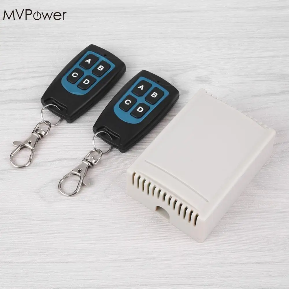 MVpower 12 В 4CH канал RF беспроводной пульт дистанционного управления реле переключатель 2 трансивера+ приемник для Came Gate Удаленный передатчик управления
