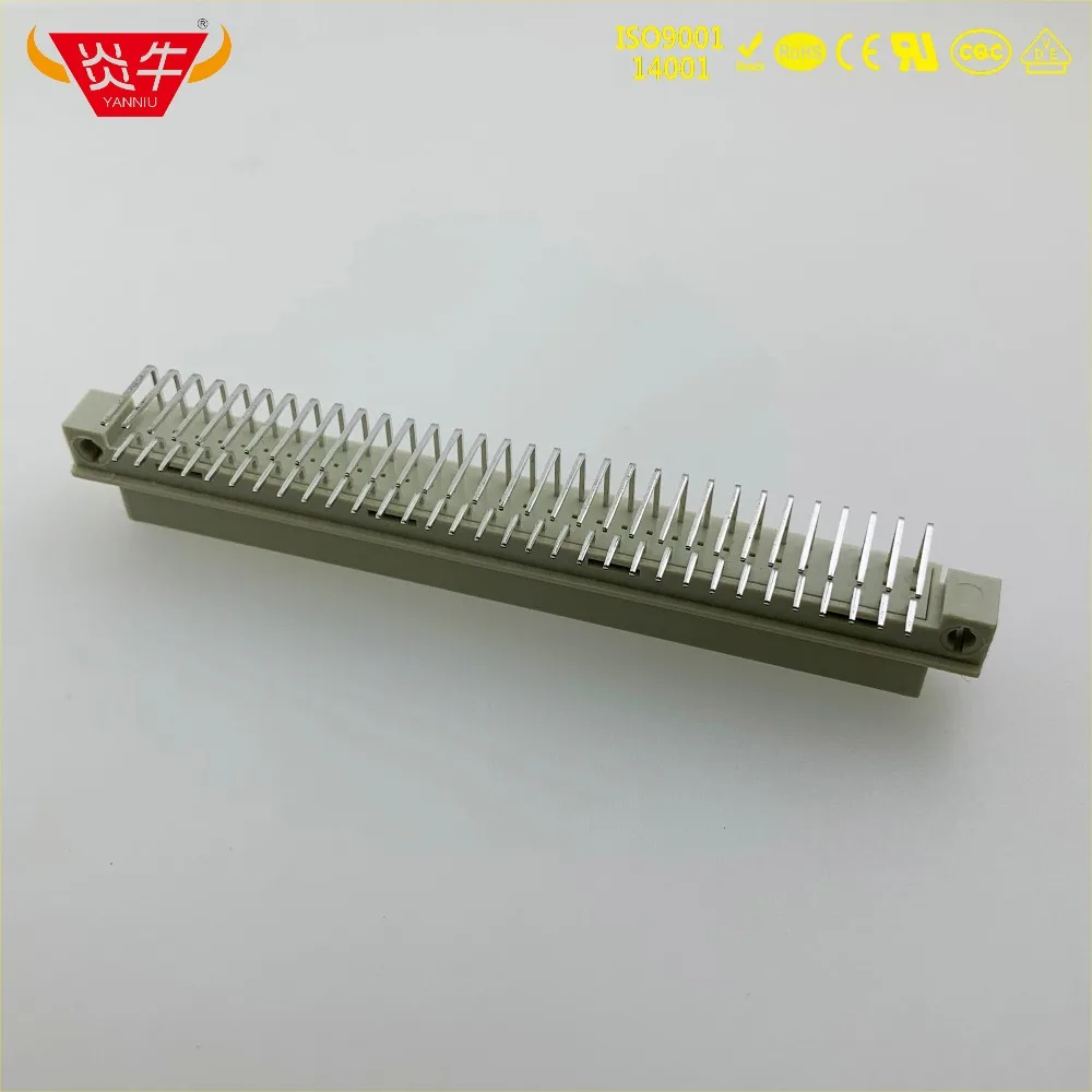 50Pcs 364 DIN41612 DIN CONNECTOR 710-3100-1364-R 2*32P 64PIN FEMALE RIGHT ANGLE PINS EUROPEAN SOCKET 9001-14641COOA NEXTRON |