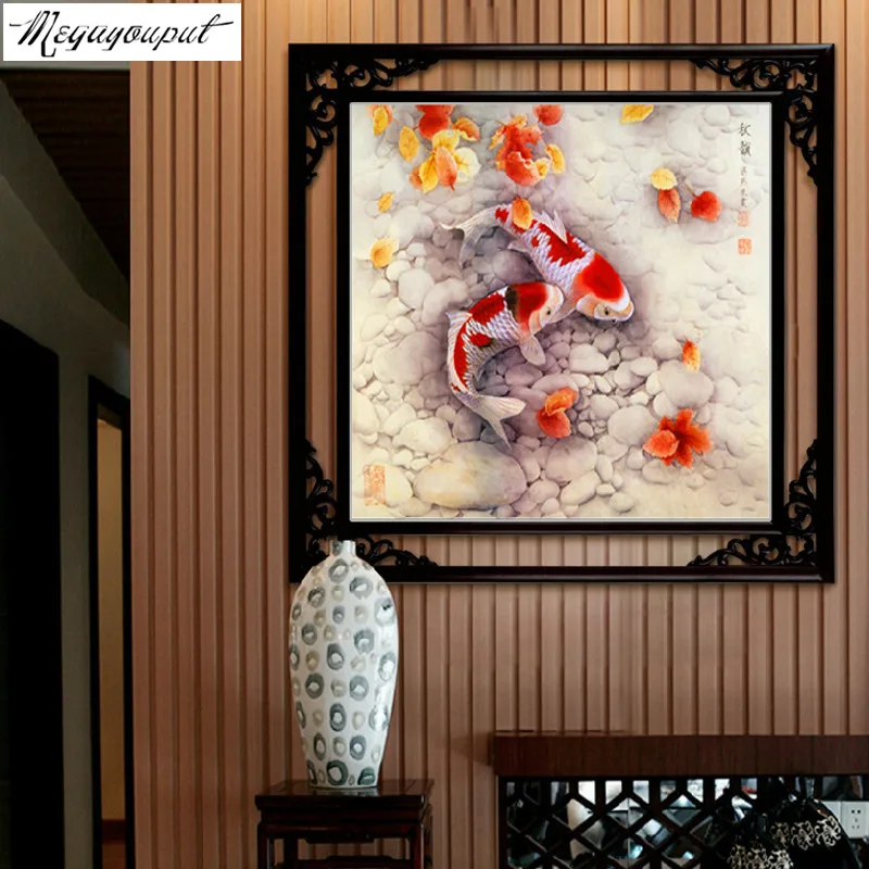 Алмаз вышивка 5D поделки алмаз живопись рыба картина рукоделие вышивки крестом