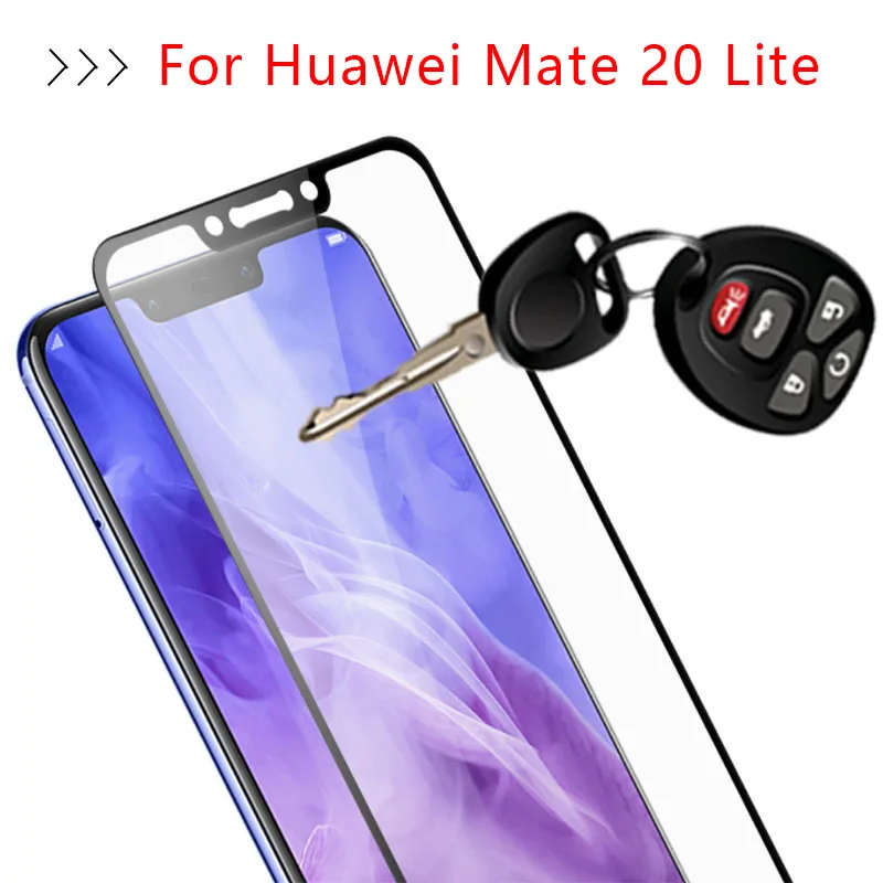 Защитное стекло для Huawei Mate 20 Lite закаленное на весь экран защитная пленка 6 3 дюйма