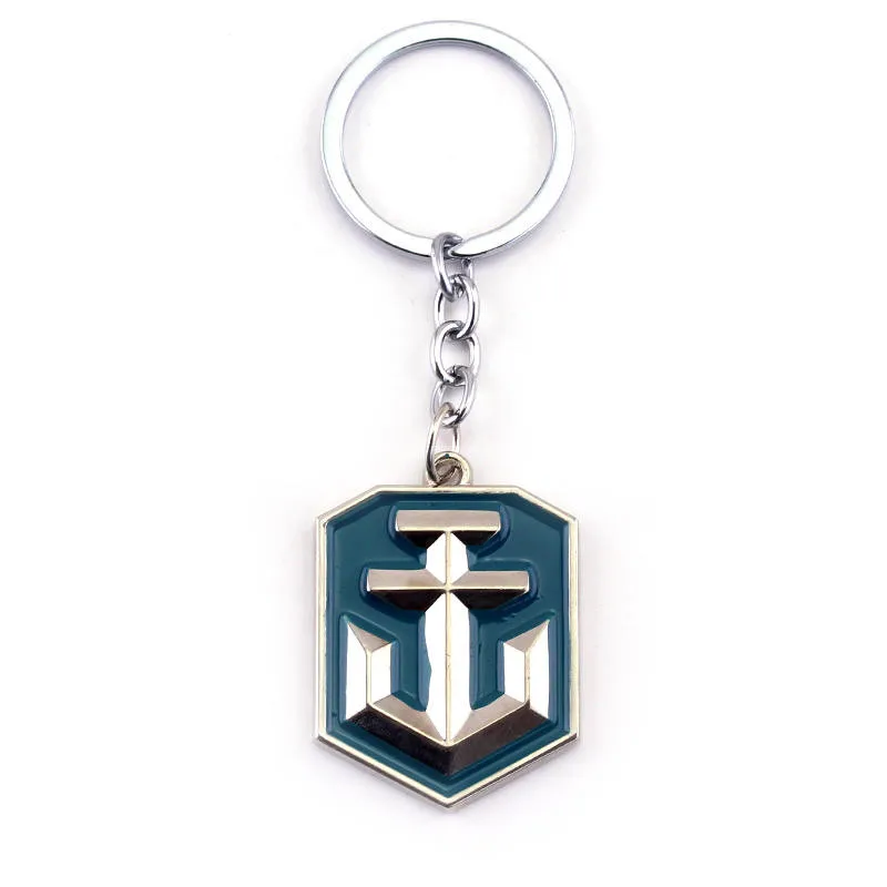 Julie Jewelry, игра World of Warships с логотипом, металлические брелоки, Новое поступление, серия игр, брелоки, Llaveros porte clef, ключница
