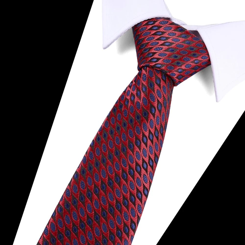 Мужской классический галстук сетка в полоску 7 5 см|Мужские галстуки и носовые