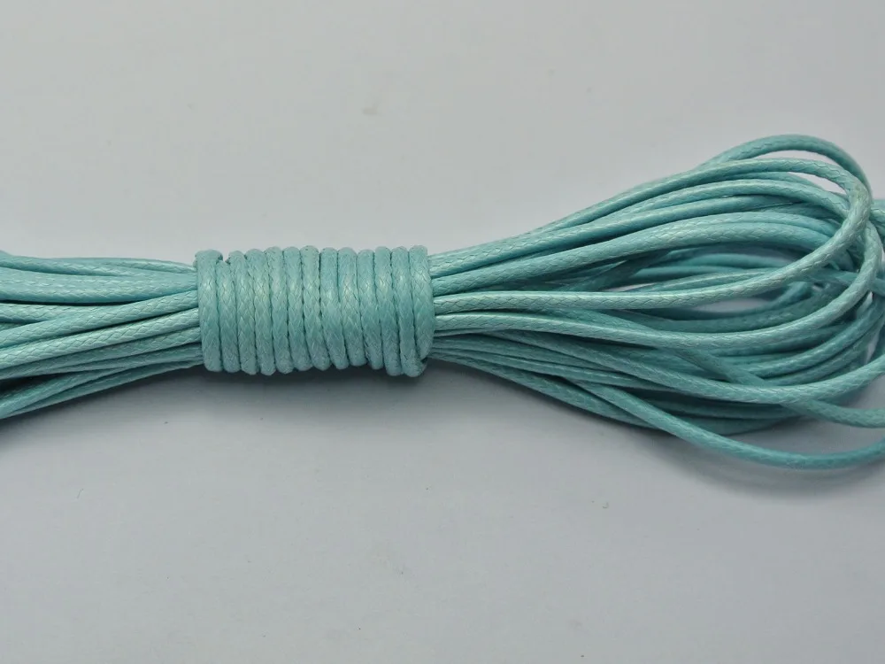 

30 Meters Sky Blue Korean Waxed Cord Thread Line 1.5mm for Jewelry String