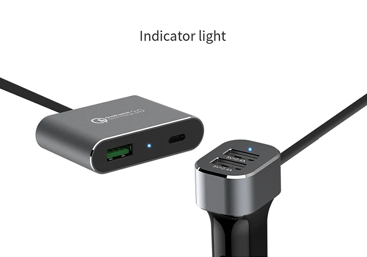 Автомобильное зарядное устройство Nillkin Dual USB адаптер 4 порта зарядное устройство Micro type-C автомобильное зарядное устройство для iPhone 7 7Plus 8 8Plus X