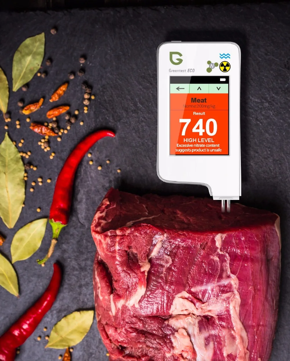 Цифровой нитратный тестер для пищевых продуктов Greentest ECO 5 высокая точность