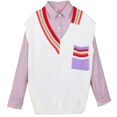 Женский свитер жилет хит продаж весна осень 2019|Жилеты| |