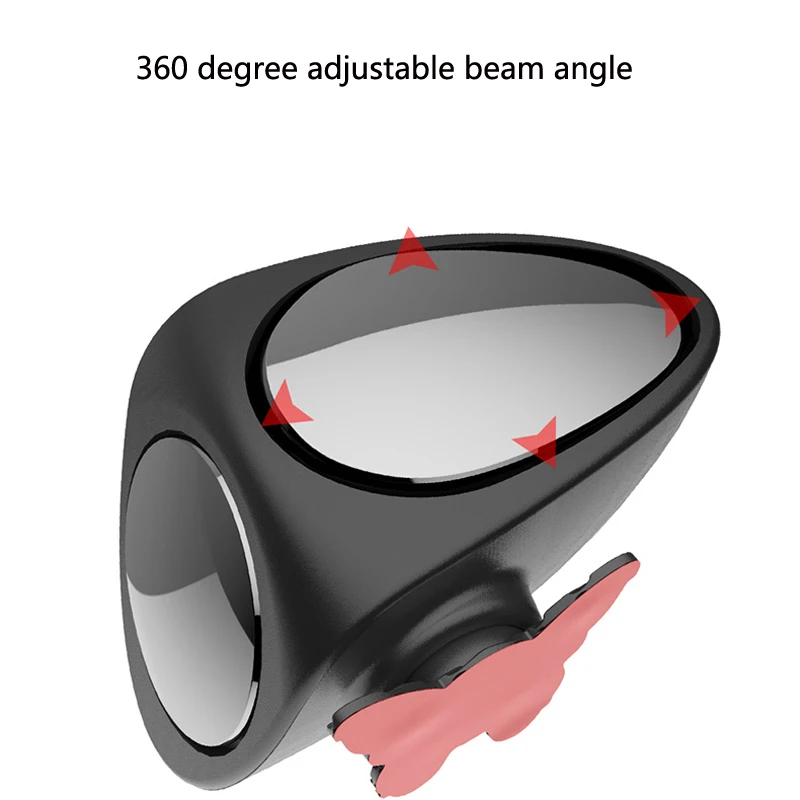 

360 Rotation Adjustable Convex Rear View Mirror View 2 in 1 Car Blind Spot Mirror Wide Angle Mirror front wheel Car mirror