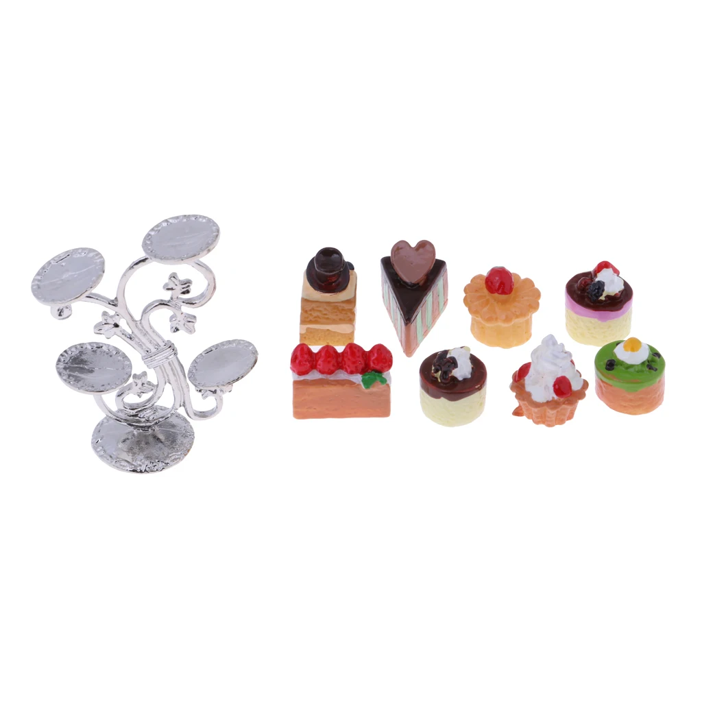 9 шт 1/12 кукольный домик миниатюрные продукты питания поставляет фруктовый стенд