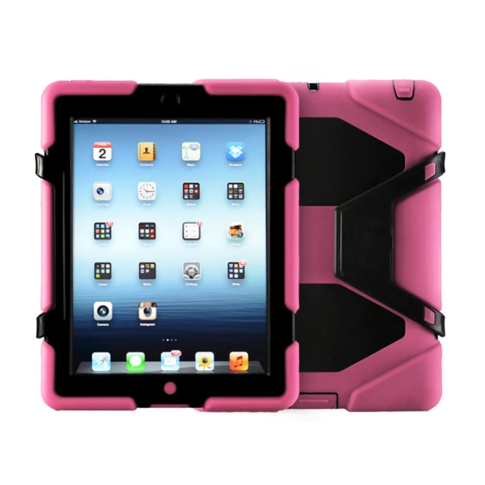 Чехол для Apple iPad 360 градусов Поворотная подставка/подставка ручек и наплечный