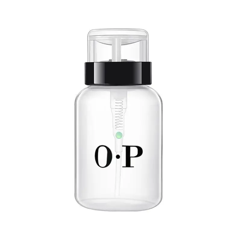 200ML Прямая поставка 200 мл стеклянные бутылочки для лака для удаления жидкого пресса дозаторный Диспенсер Бутылка Контейнер под масло для ногтей парфюмерная Бутылка Косметика - Цвет: 200ML
