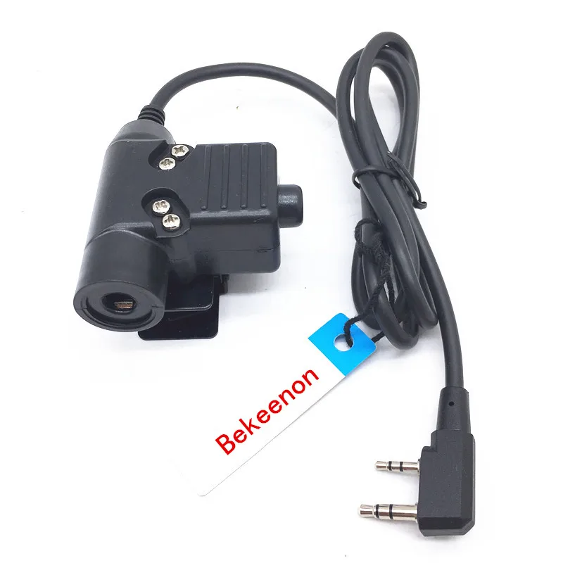 K вилка 2 контакта для KENWOOD Baofeng 888s UV5R UV82 Wouxun TYT LINTON и т. Д. Радио|k plug|linton radiotyt radio |