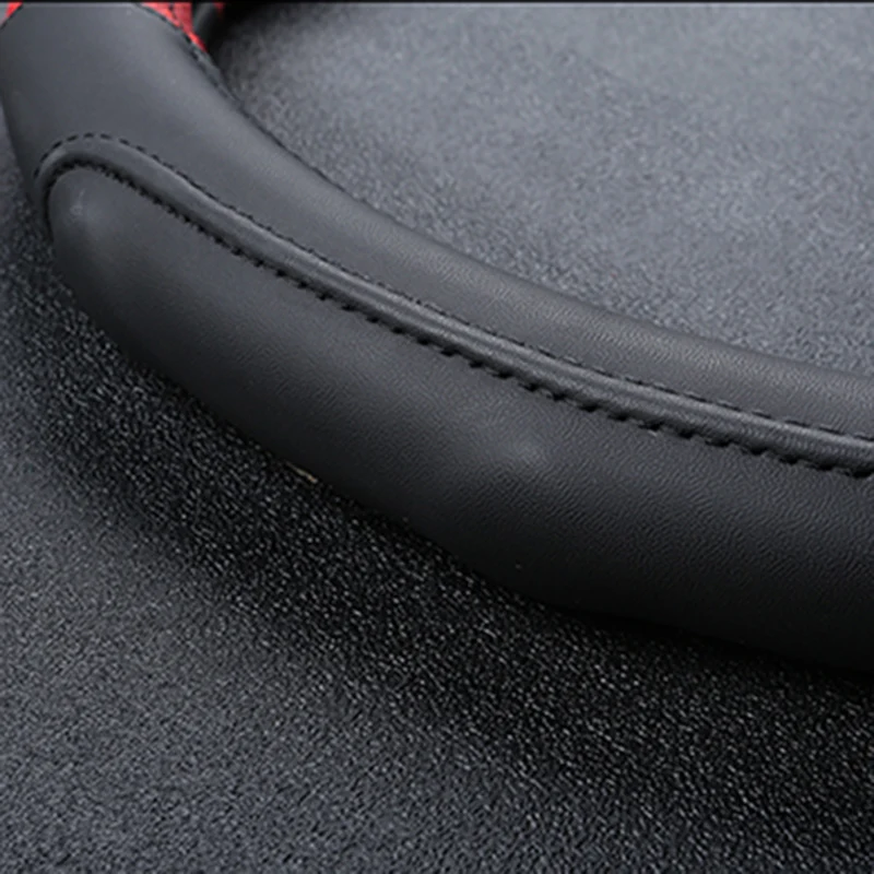 

PU Leather Car Steering Wheel Covers Interior Accessories 38cm for BMW F01 F06 F30 F10 F15 F16 F20 F21 F25 Car Styling