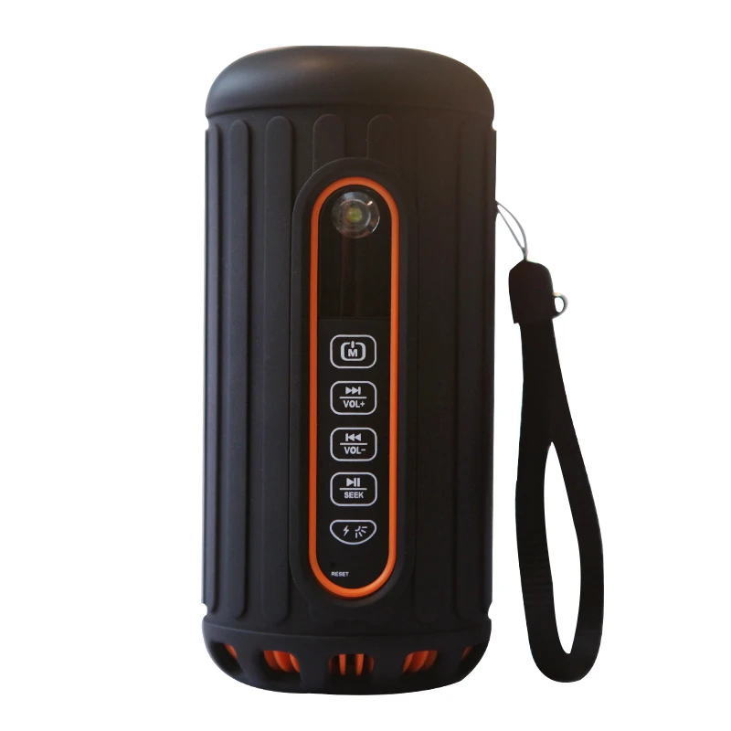 JN1008 Outdoor Waterproof Bluetooth Bike Speaker Powerful 6600mAh Subwoofer Portable Speakers For Phone Free Shipping Promotion |