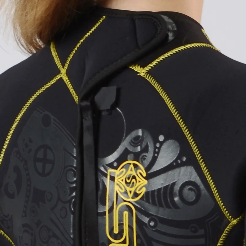 SLINX Узнайте как 5 мм неопреновый Женский Теплый гидрокостюм с флисовой подкладкой