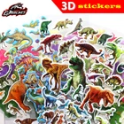 Gwolves 20 стиль случайных 1 листовкомплект 3D размеров Динозавр наклейки для детей игрушки дома Декор стены мультфильм мини стикер Холодильник