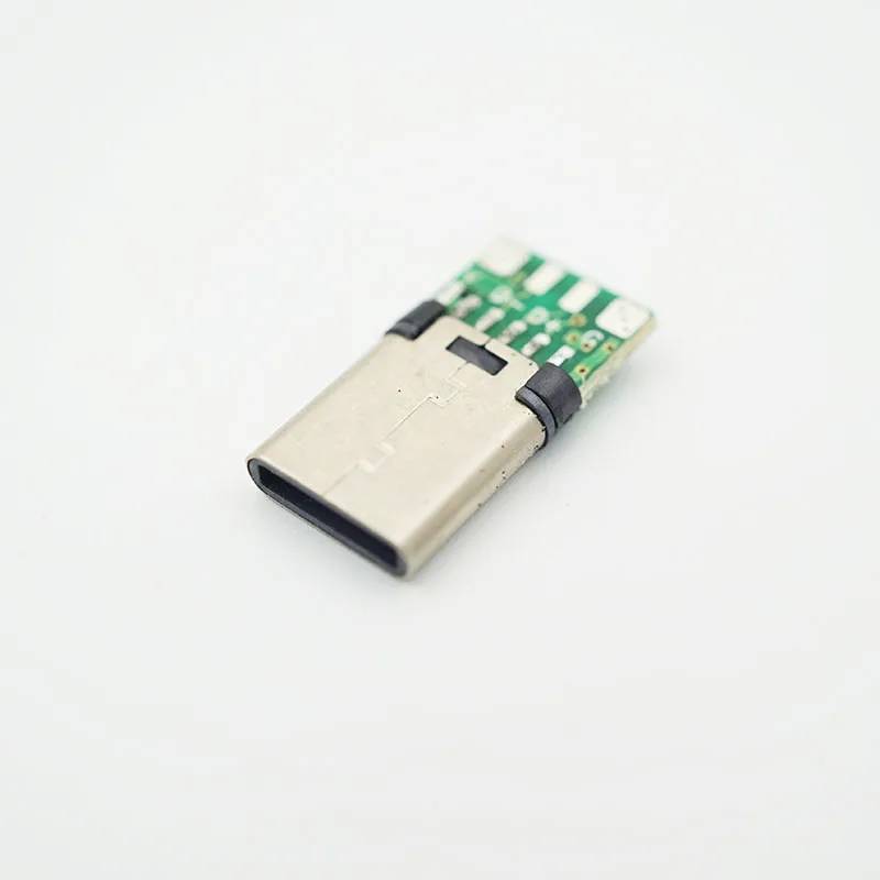 100 шт. C Тип 3 1 USB розетка 10P длинный провод тестовая вилка ведьма PCB|Соединители| |
