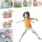 Новые милые мини-игрушки с деревянной камерой, безопасные натуральные Игрушки для малышей, Детские Модные развивающие игрушки, подарки на день рождения и Рождество