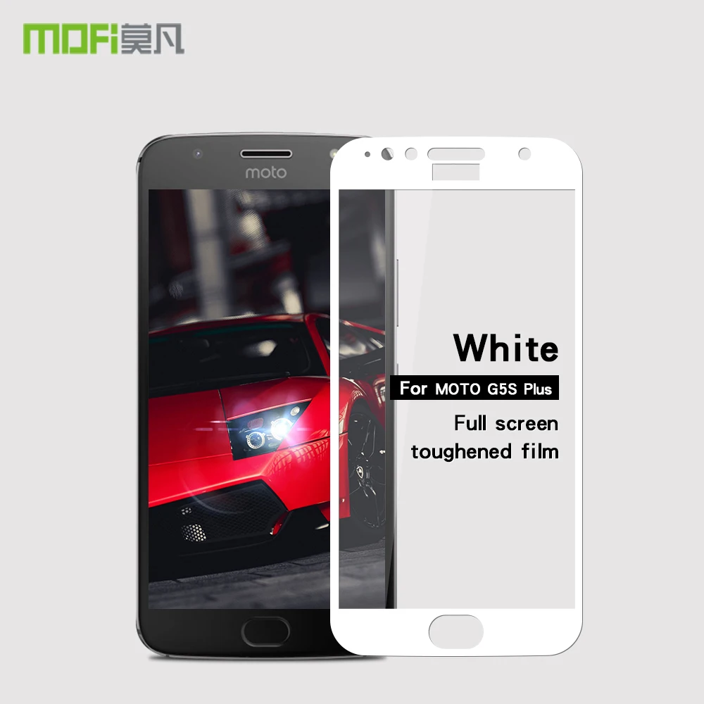 Для MOTO G5S PLUS Оригинал MOFi полное покрытие Закаленное стекло Защитная пленка для