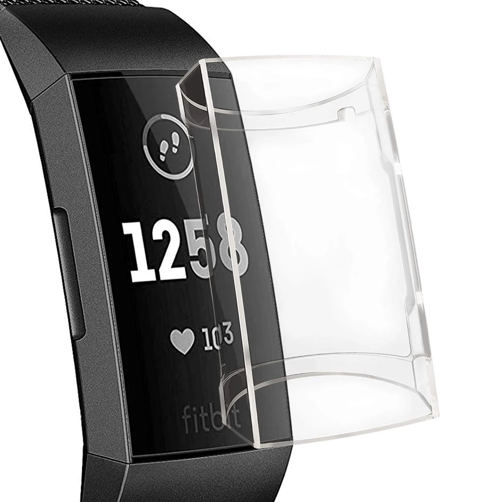 Чехол SPEDKOY из ТПУ для Clear Charge 2 прозрачный защитный чехол для Fitbit Charge 3 Band Smart Защитная пленка для часов