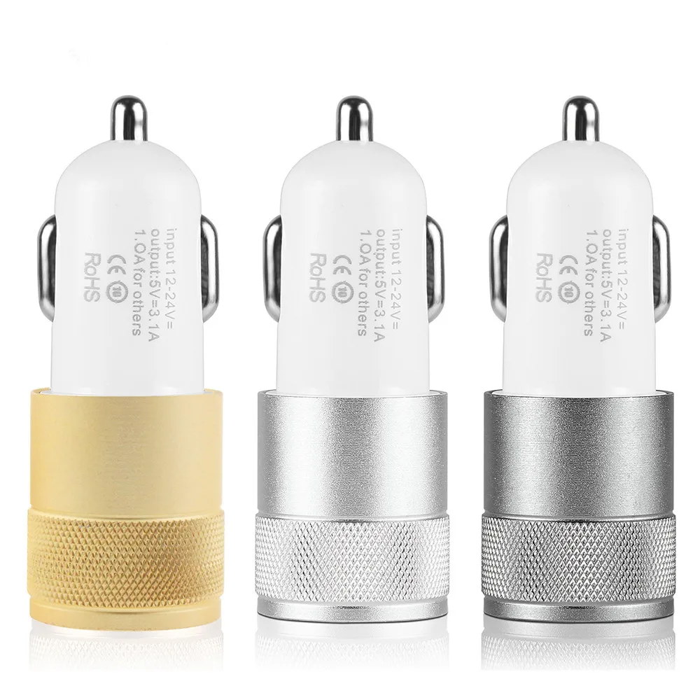 Двухместный автомобиль USB Зарядное устройство Quick переходник для зарядного