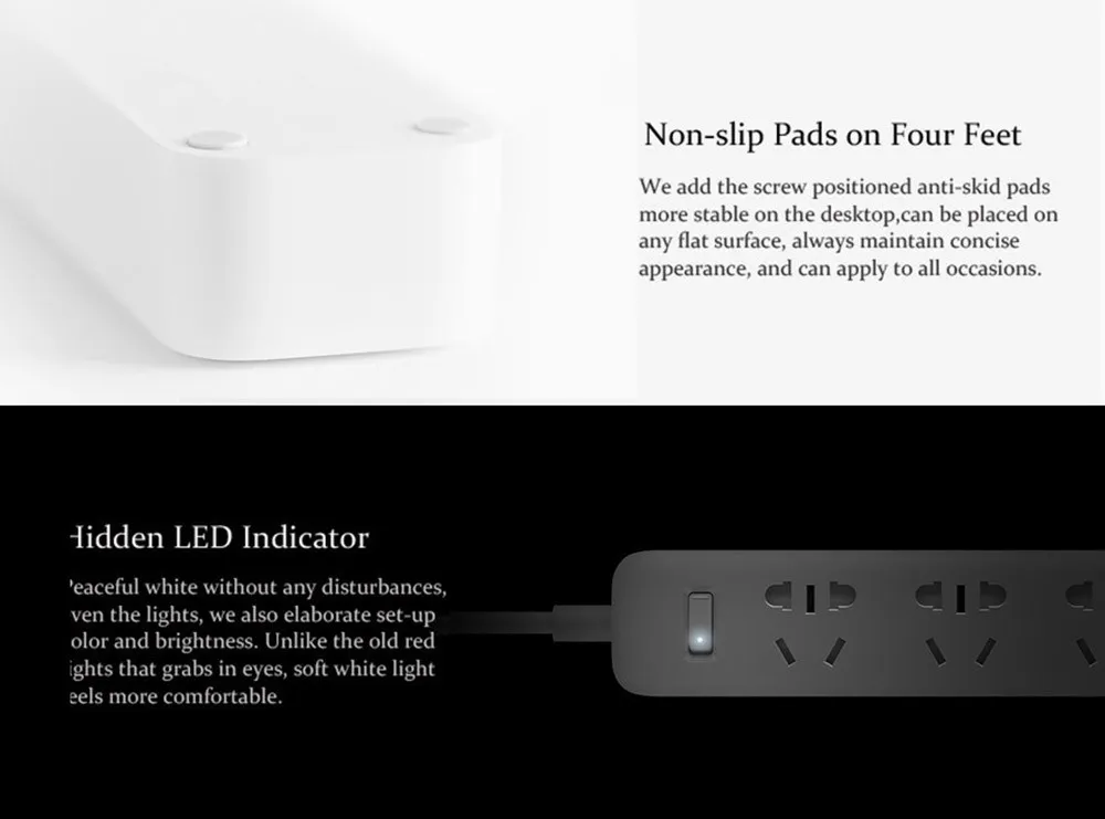 Оригинальная Xiaomi Mi вилка для электрической розетки с 3 портами usb удлинитель для быстрой зарядки с адаптером EU UK KR