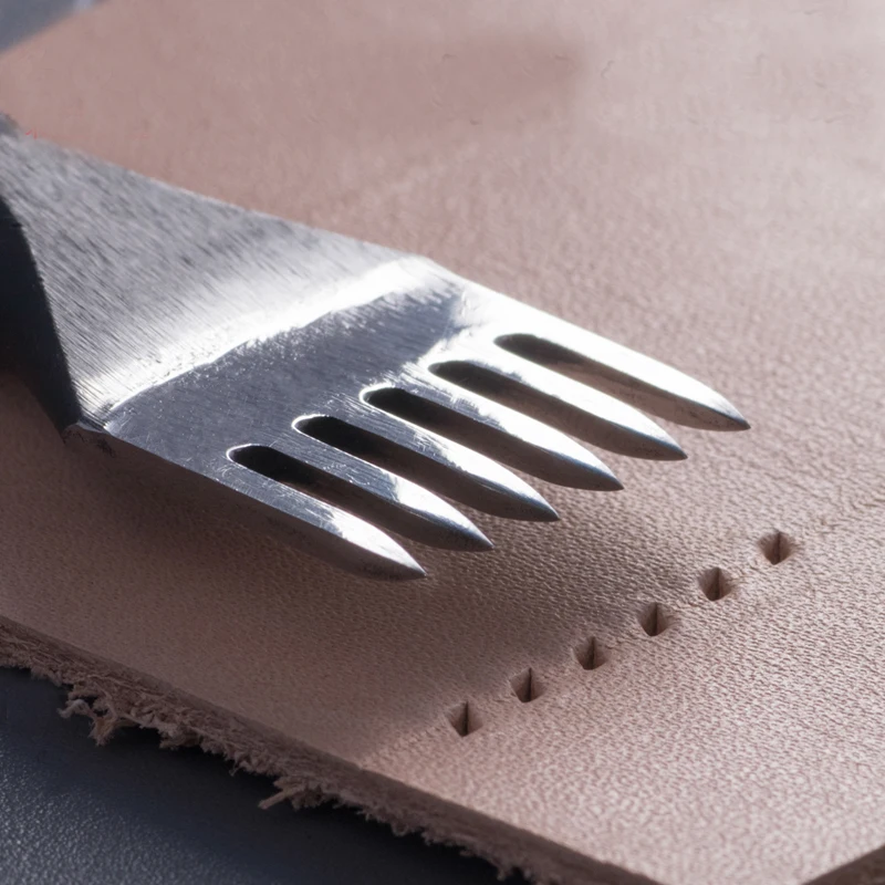 DIY Инструменты для кожевенного ремесла 4 мм кожаные дыропробивные инструменты 1 + 2