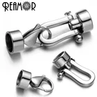 Зеркальная застежка-карабин REAMOR 8 мм 316L из нержавеющей стали