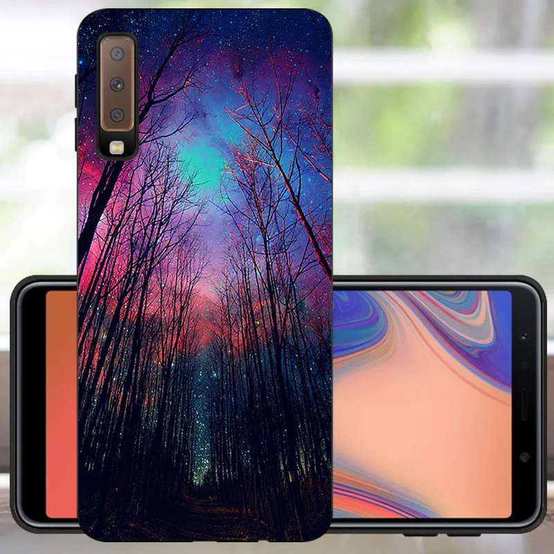 FANATU для Funda samsung Galaxy A7 чехол для samsung A7 силиконовый чехол-бампер для телефона samsung Galaxy A7 A750