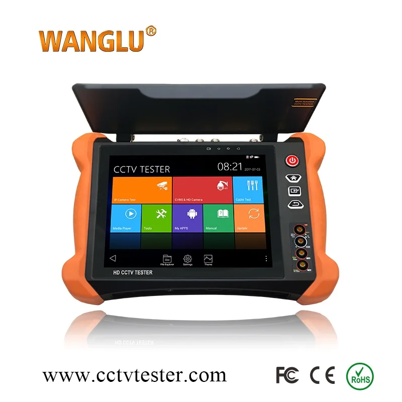 WANGLU Топ Полная функция X9-MOVTADHS 8 дюймов 2K retina дисплей с анти-солнечным светом крышка HD CCTV тестер