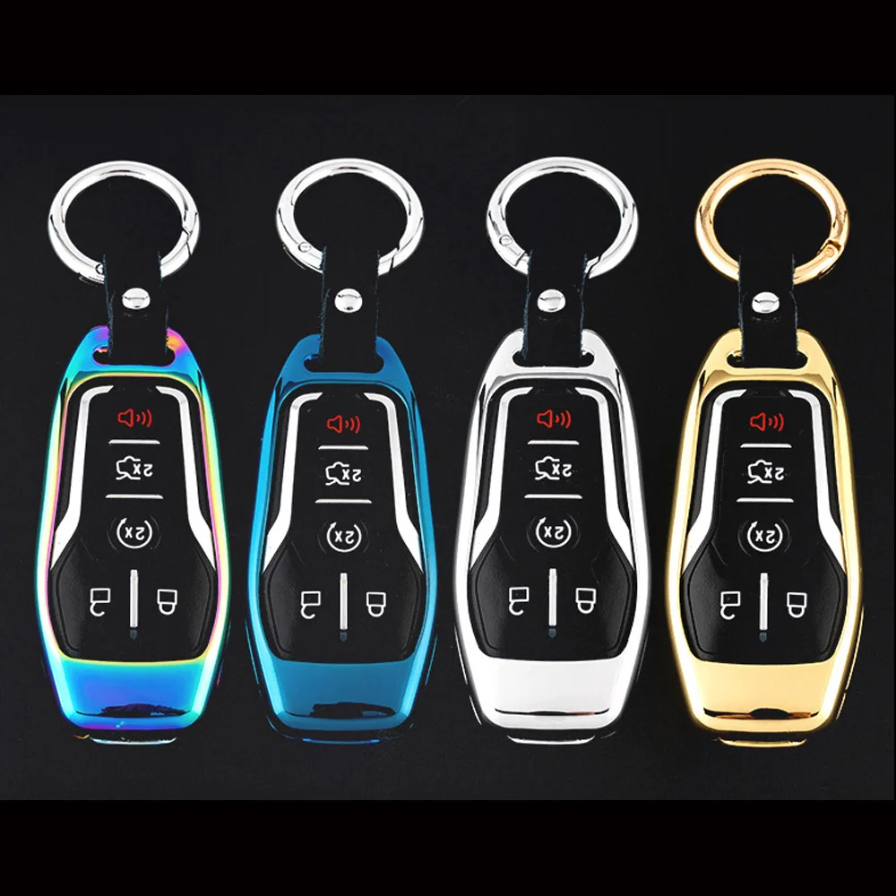 Защитный чехол из цинкового сплава для смарт-ключей Ford Mustang новинка 2017 Explorer taureus |