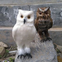 owl hunting decoy bird deter scarer scarecrow mice pest control garden yard deterrent repeller traps anti bird