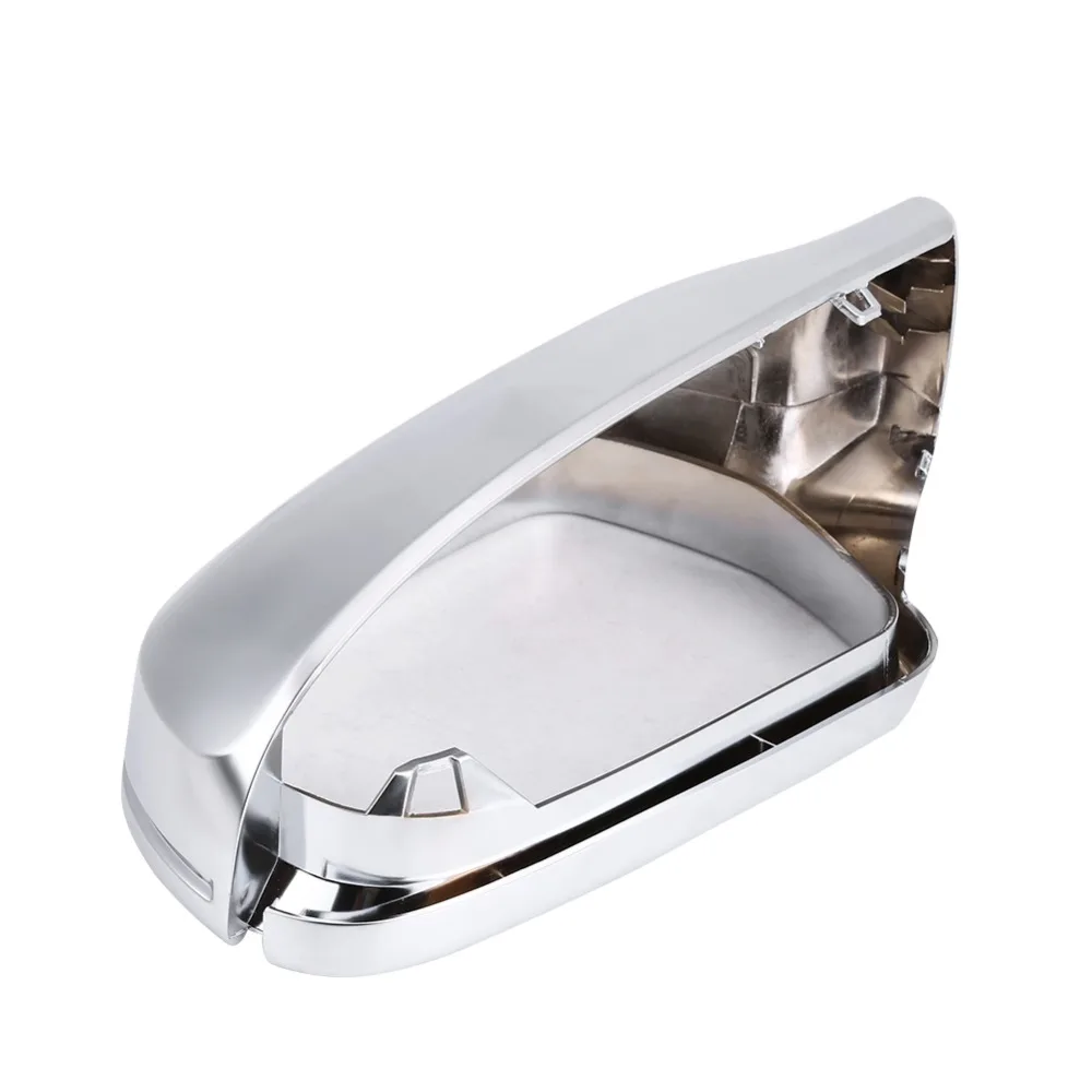 1 пара Защитная крышка для зеркала заднего вида матовая хромированная Audi A3 A4 A5