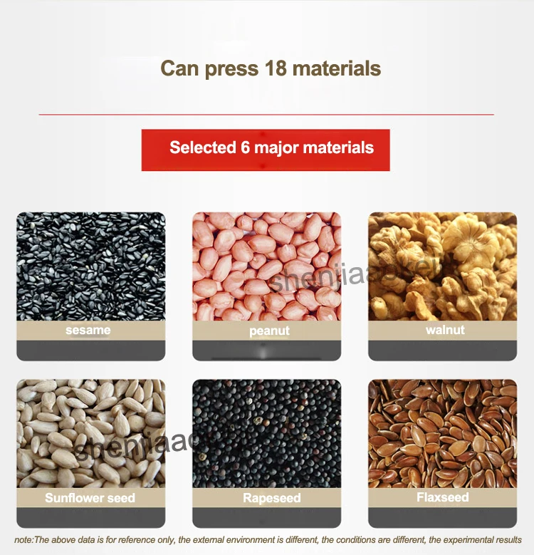 Автоматический Электрический пресс для масла из нержавеющей стали Бытовая экстрактор высокого давления ing Rate Mute горячего масла делая машину