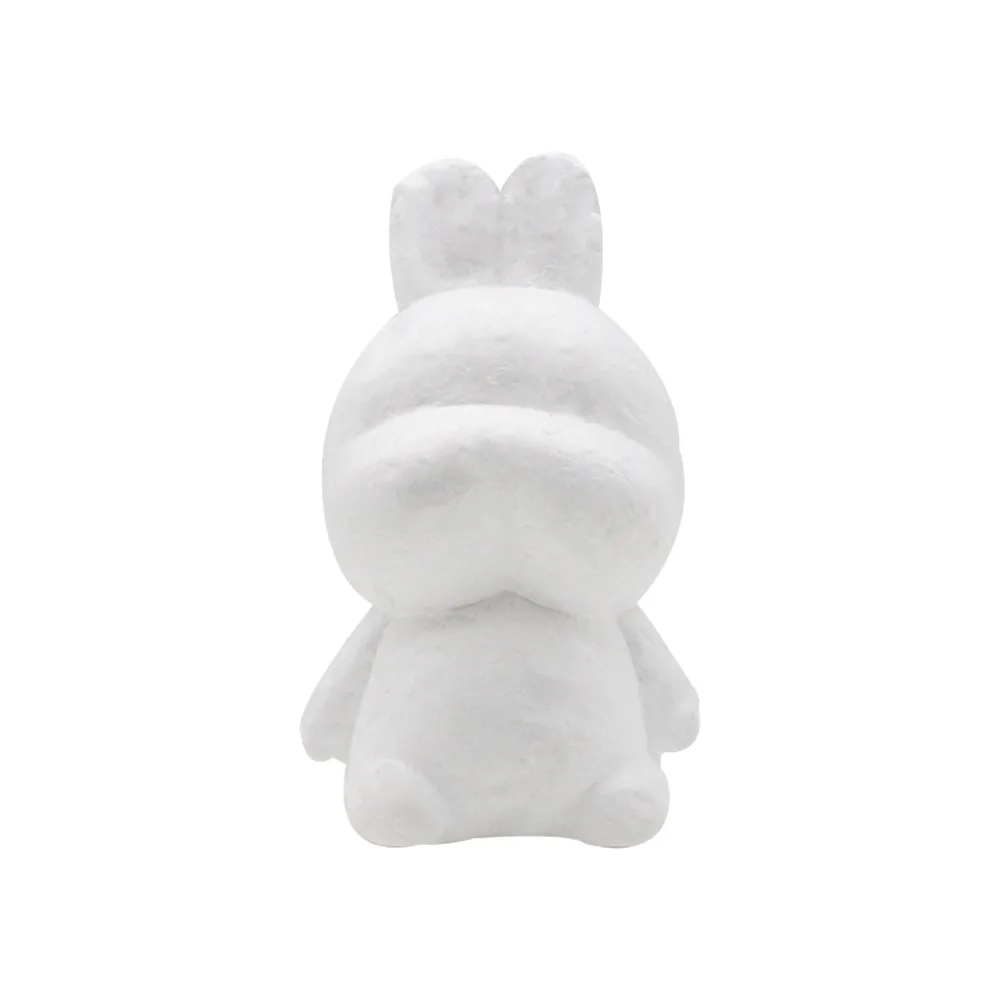 Rabbit 16CM 1 шт. моделирование пенополистирола пенопласт собака кролик медведь белые шары для поделок для DIY Рождественская вечеринка украшения поставки подарки - Цвет: Rabbit 16CM