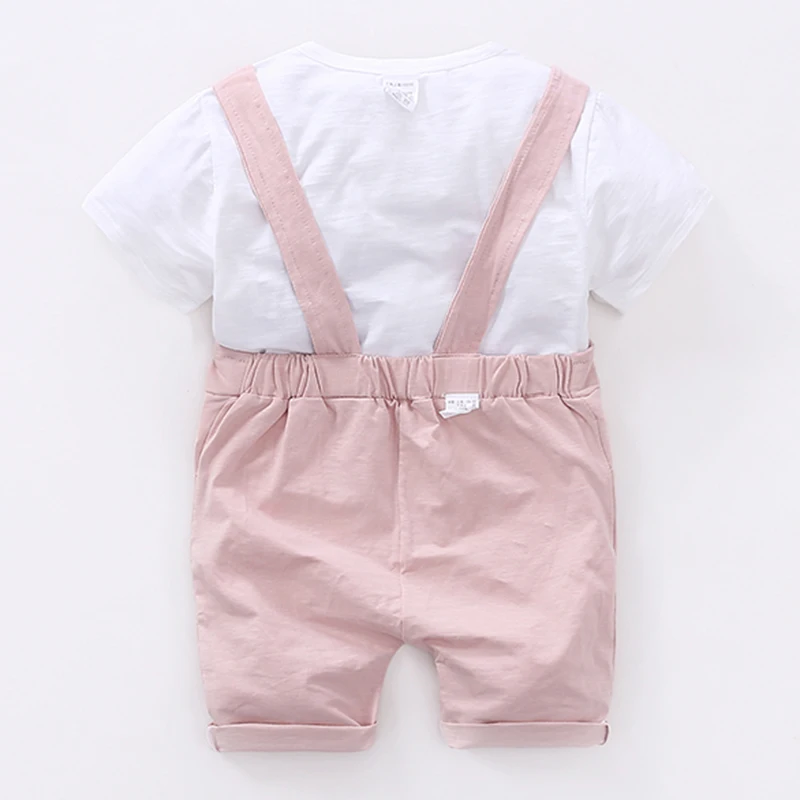 New Born Baby Clothes Sets Cartoon Rabbit Short Sleeve Summer Cute Boy Girl Infant Outfits Toddler Playsuits Kid Wear | Детская одежда