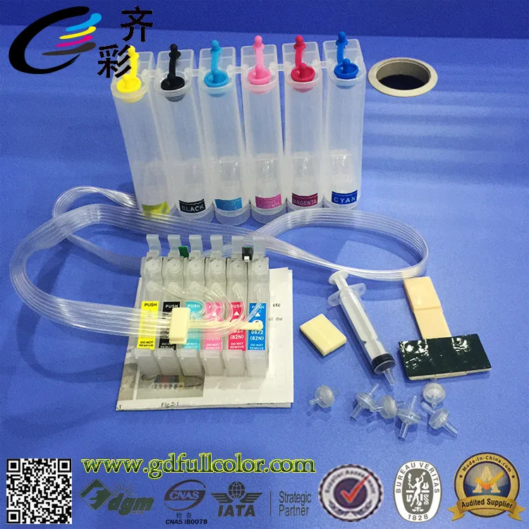 

Чернильная система T0851 CISS для Epson Stylus Photo 1390 R330, система насыпью с чипом сброса + экосольвентные чернила/цвет 500 мл