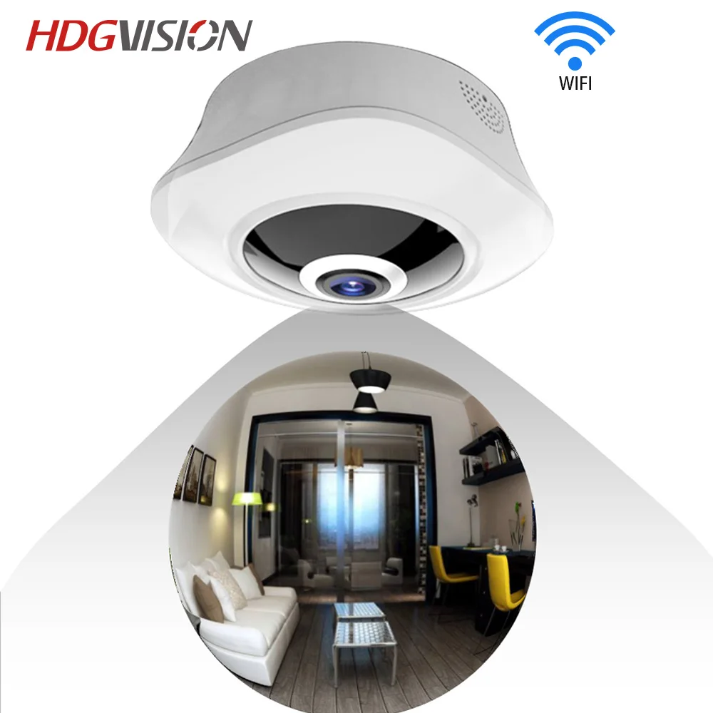 HDGVISION HD 1.3MP 3.0MP рыбий глаз двухсторонний домофон IP камера VR Smart 360 сети