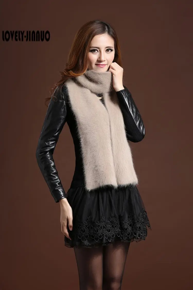 Зимние шарфы из меха норки JN255|fur scarf|mink fur scarfscarf female |