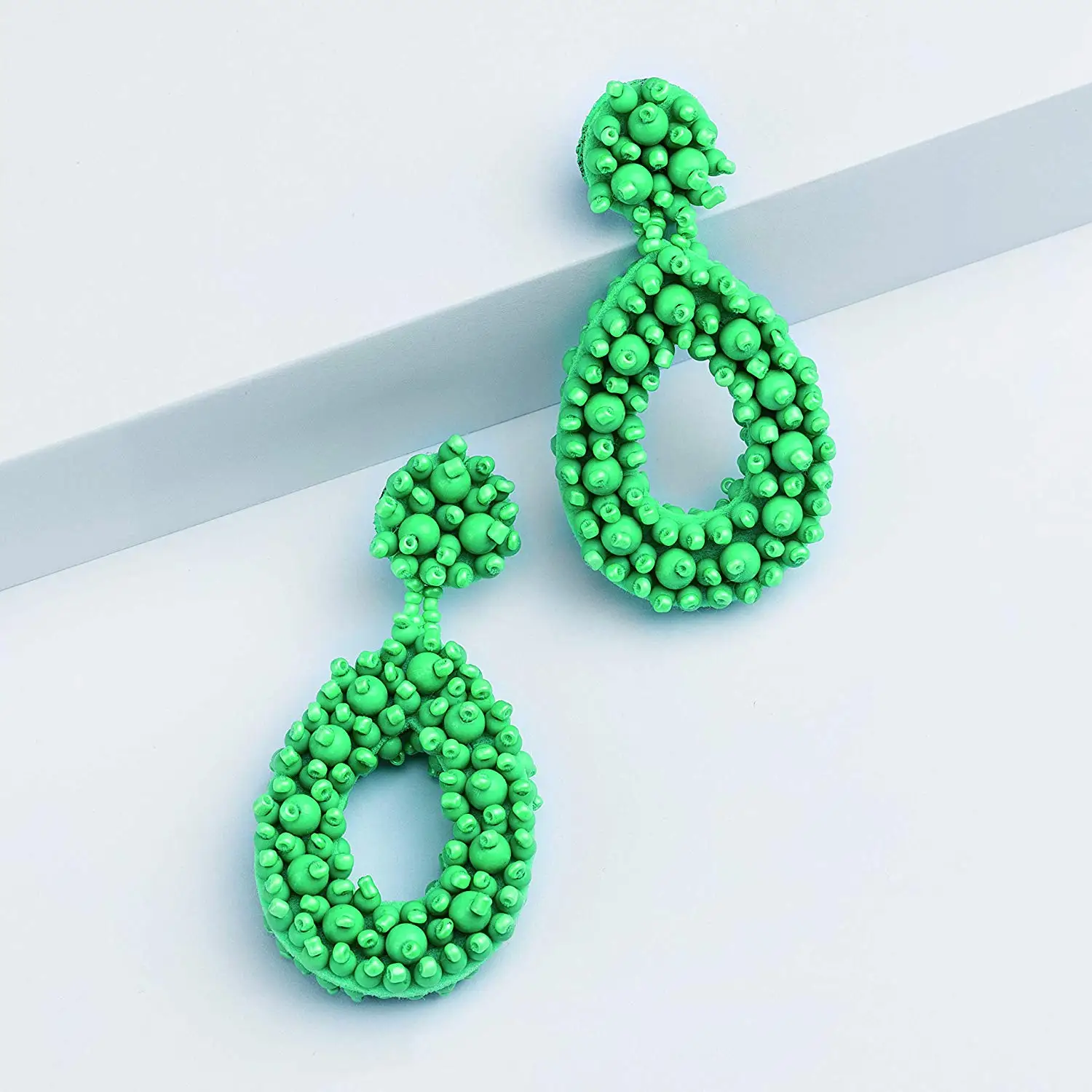 FEECOLOR 1 пара подвесных серег ручной работы в богемном стиле с гипоаллергенной