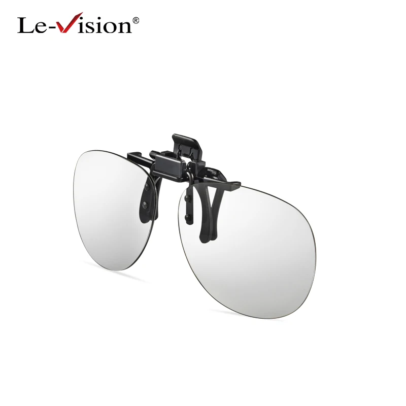 Le Vision 3D клип на очки пассивный RealD IMAX красный синий голубой для круглые
