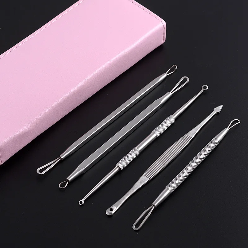 5 шт./компл. игольчатый Пинцет для прыщей удаления угрей прыщи удаление острых