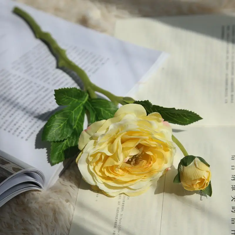 1 шт симпатичная роза цветок в чай искусственный Simuation цветы на свадьбу украшения