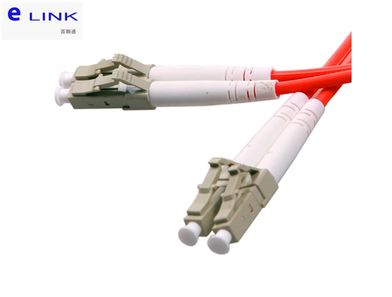 20pcs LC UPC TO LC UPC fiber optic patch cord duplex multimode 62.5/125um 2.0mm orange cable optical fibre jumper free shipping