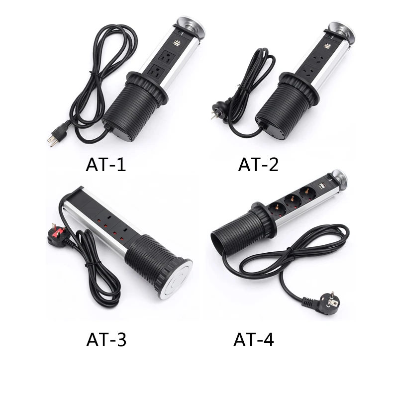 Настольная розетка кухонная столешница выдвижной usb разъем для зарядного